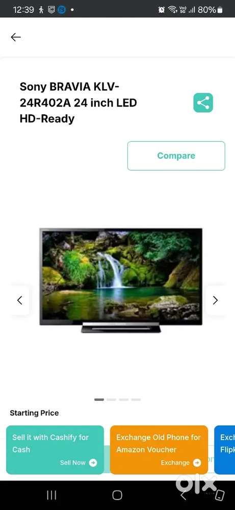 Sony bravia 24inch LED TV