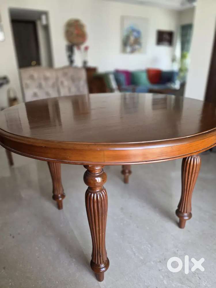 Teak wood dining table