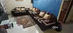 7 seater sofa set black colour
