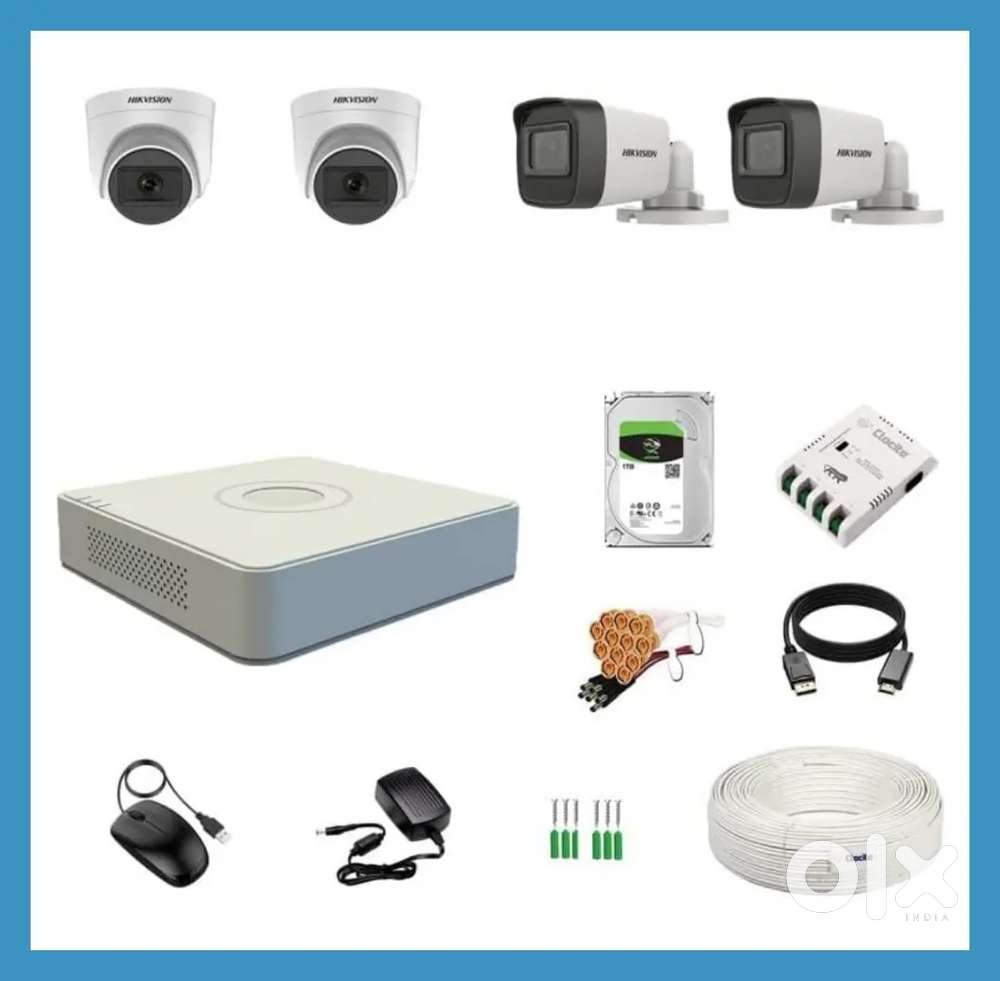 2 camera set Dahua, hikvision, cp plus, thinkwell