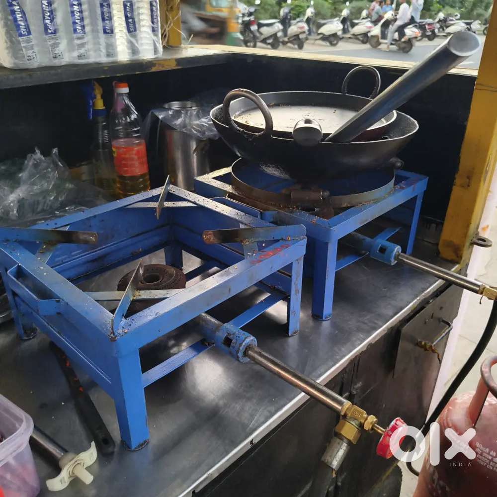 2 comercial single burners