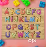 Wooden board puzzle ABCD | leaning toys
