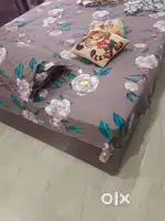 Double bed with storage and king size mattress