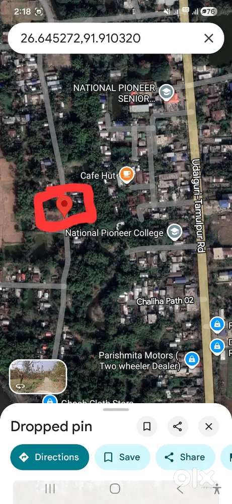 TANGLA, 1.5 Kotha land sell Miyadi Patta