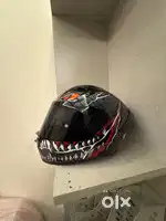 SMK Stellar Sport Taotei Gloss Black Grey Red Helmet