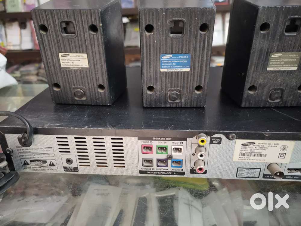 Samsung 5.1 home theater 300 watts good sound quality 
Usb 
Aux nd  BT