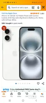 Iphone 16 128gb all colours available