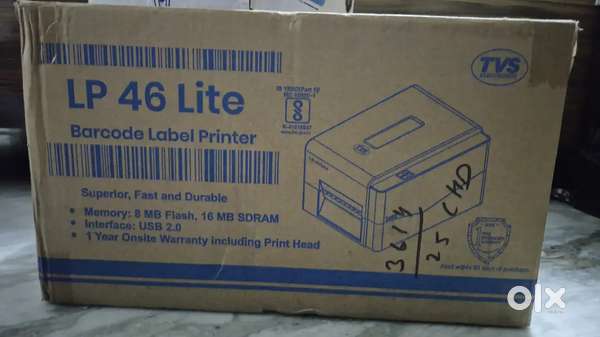 TVS LP 46 Lite barcode label printer