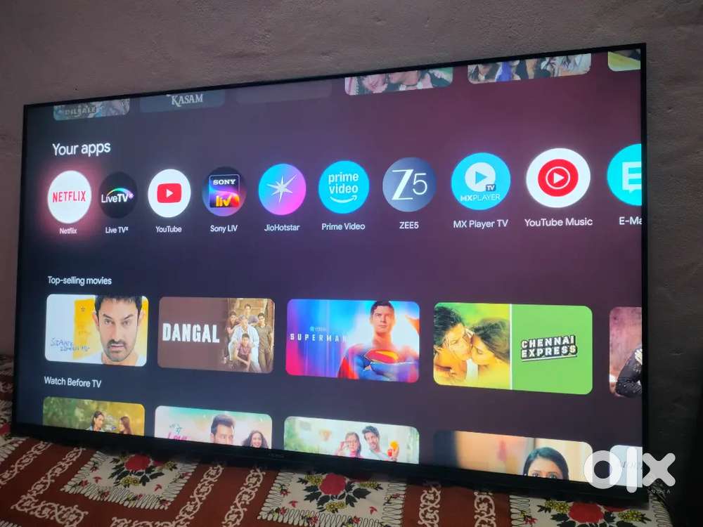 Smart TV ( Latest Q LED) Brand New 1 Year Croma Warranty (10 Days old)
