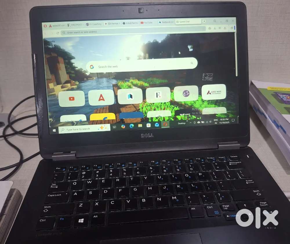 Dell latitude with i5 window 10 and keyboard light