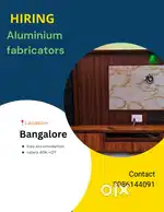 Aluminium fabrication workers