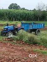 Tractor trolly dono Good condition koi kami nahi h