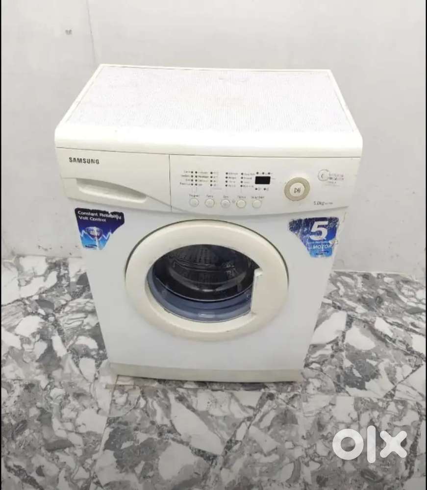 Front load washing machine white colour fully automatic