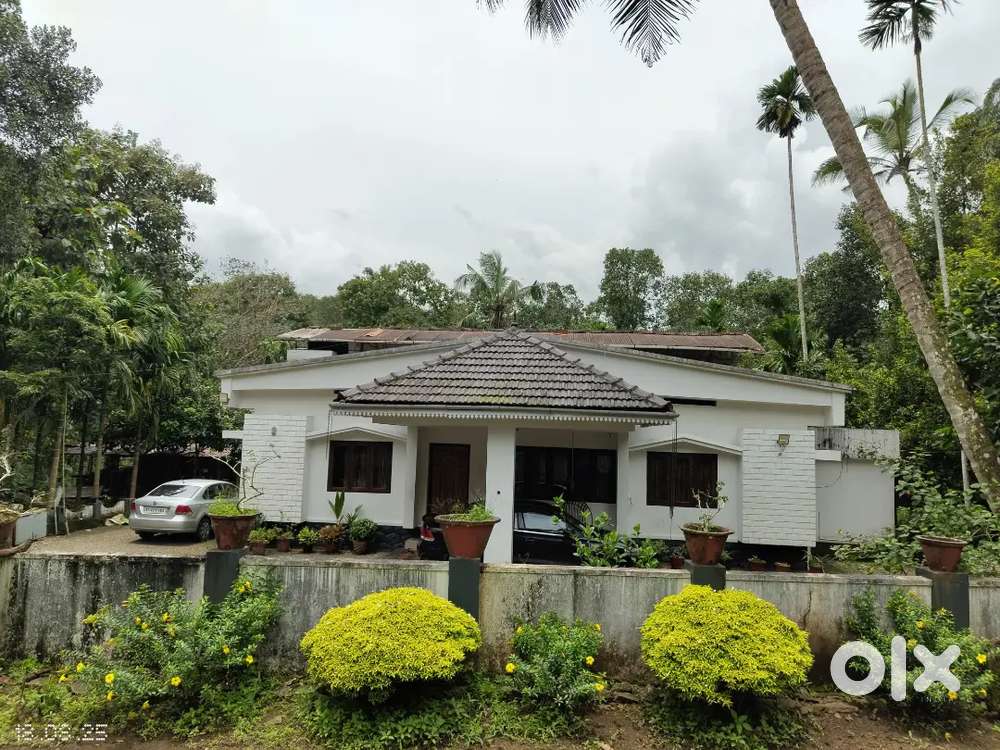 Pala Ponkunnam 2500sqft 4bhk with 90cents land  & house