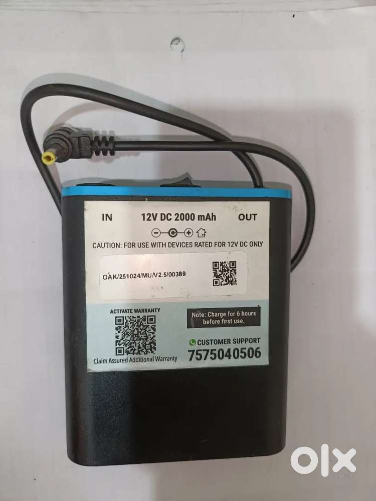 Mini UPS for wifi Router