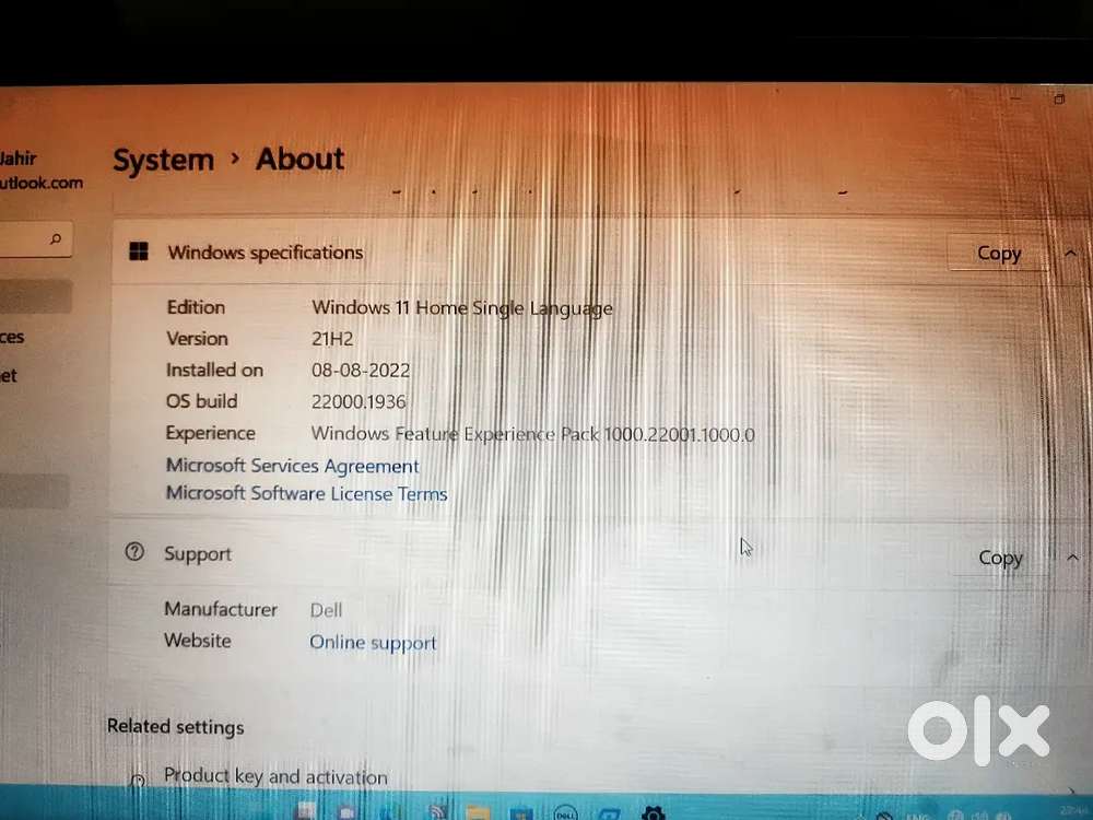 Dell laptop window 11 8/256SSDinspiron 15