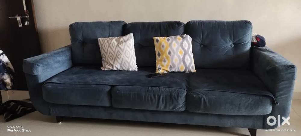 3 X 3 sofa with pillows