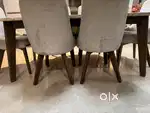 ITALIAN MARBLE 6 SEATER DINING SET