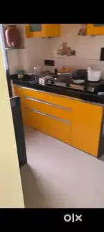 Modular kitchen garden view 1 BHK Flat For Rent in Naigaon east