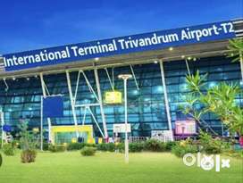 Ground staff/ticketing/Cashier in trivandrum international airport.