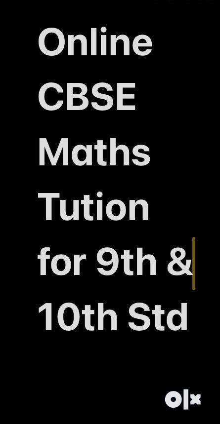 maths CBSE Tutions for 9th and 10th Standards