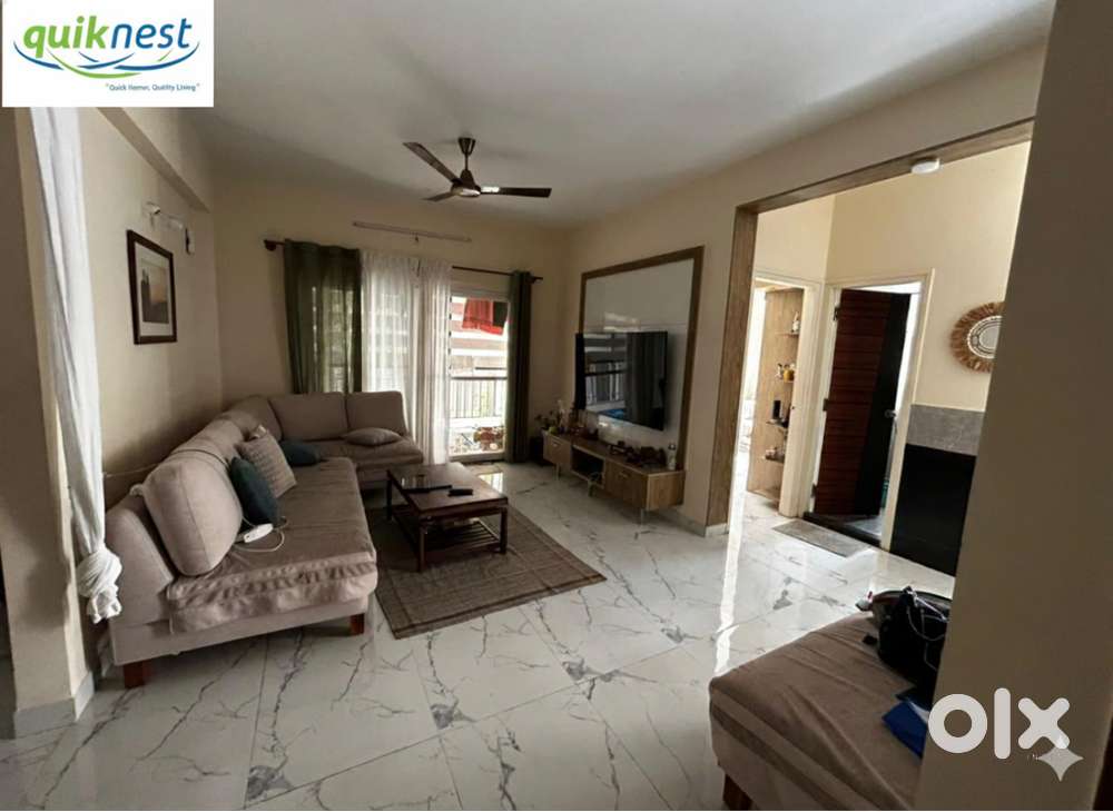 3 BHK Semi-Furnished Apartment for Lease in RR Nagar – East Facing