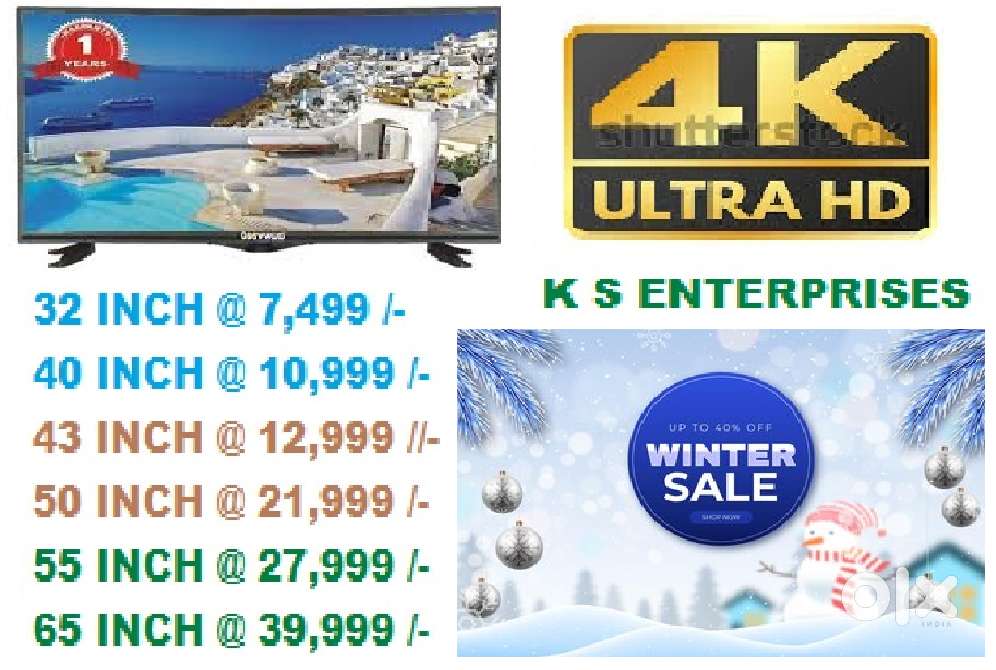 55 inch smart QLED @ 27999/- only with Bluetooth,inbuilt voice command