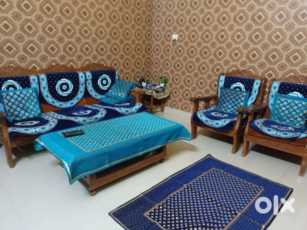Wooden sofa set with Table