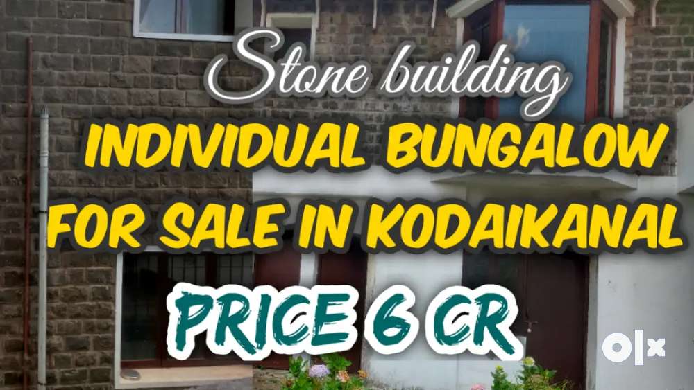 Beautiful bungalow for sale in kodaikanal