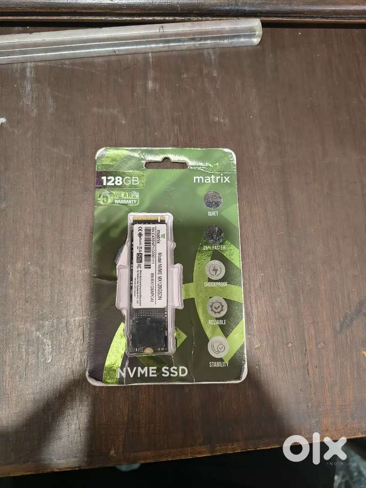 SSD NVme 128gb Unused working perfectly