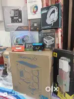 new Amd Ryzen 8500G with Nvidia 3050 Graphics card White Gaming Pc