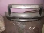 Fortuner bumper front side . Black colour
