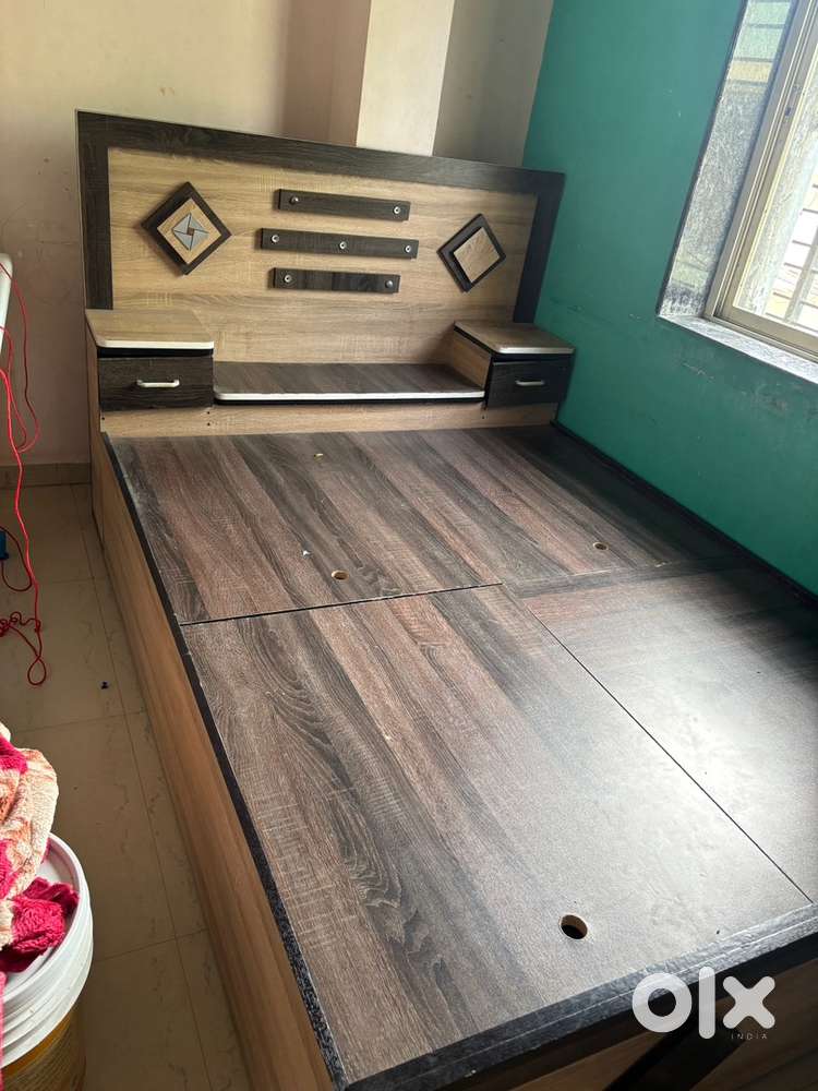 Box Type Double Bed with Storage