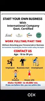 Work from home business opportunity