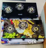 Gas chula 3 burner automatically vala