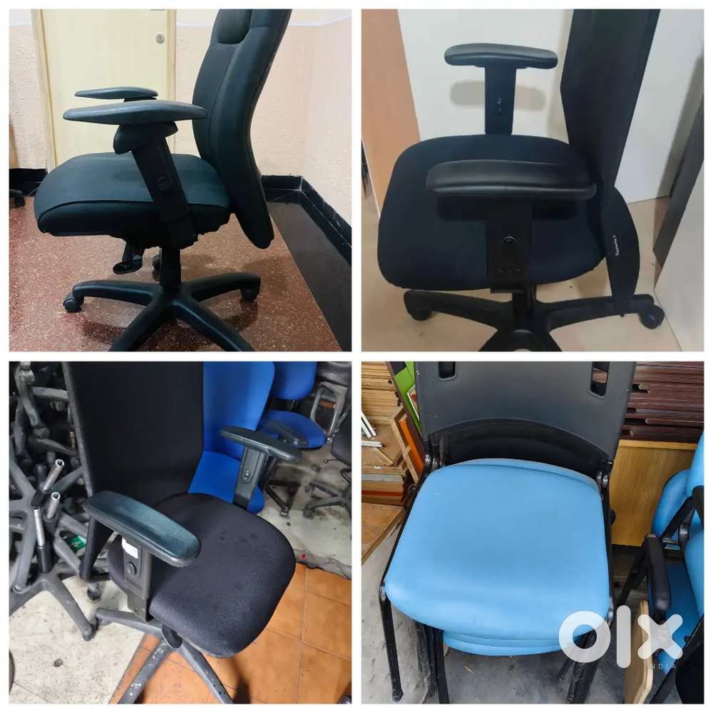 Office chairs used well maintained starting price 1000