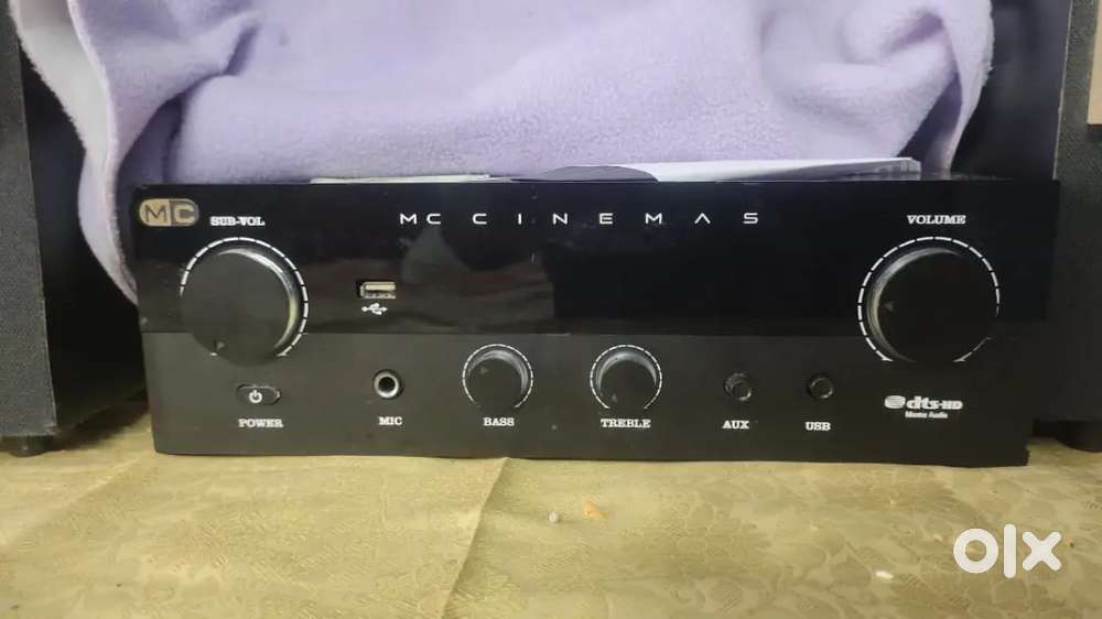 2.1ampfier Heavy 8inch pair speaker with subwoofer Nithinsonic