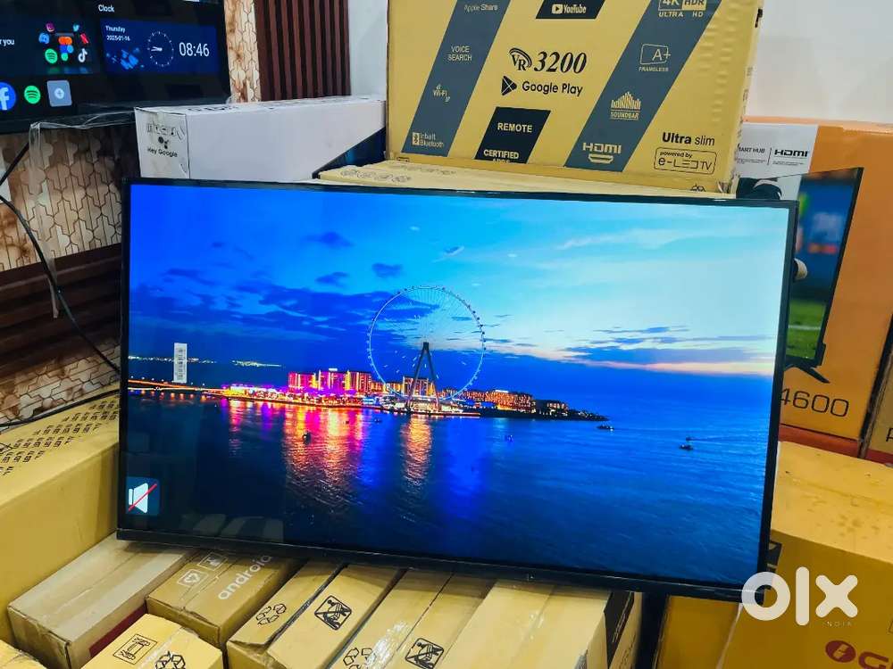 32 Inch Ultra Slim 4k Supported Led Tv With 1years Warranty