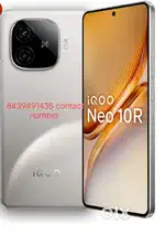 iQOO neo 10R 8/128 /120 fps support  rs 21500