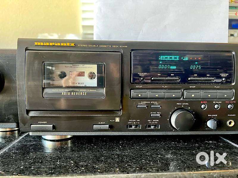 Marantz SD 455 double cassette deck Sony TC W490 Stereo Cassette Deck