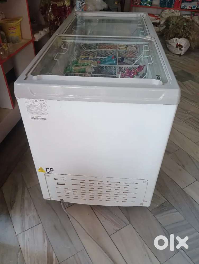 Haier D-fridge 400 Ltr. Glass Top, 5 star