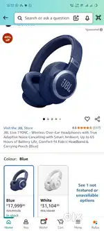 JBL LIVE 770 NC BLK