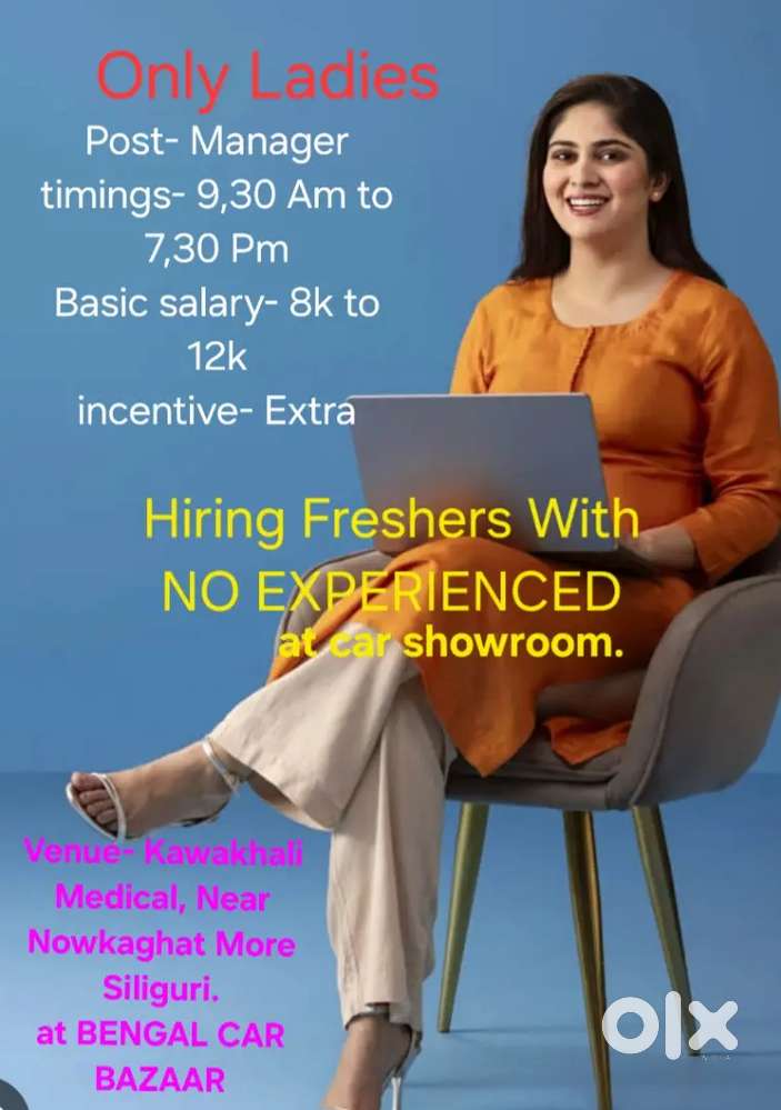 Job vacancies. We are hiring Working Woman.