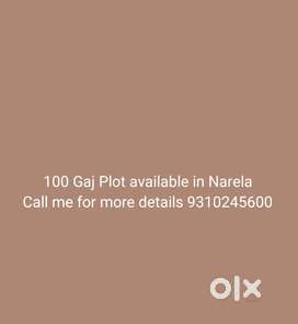 100 gaj plot available in narela