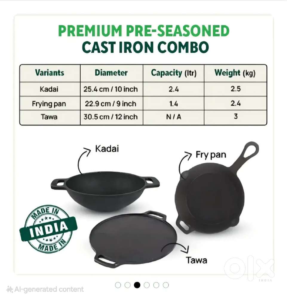 Castrong cast iron cookware set