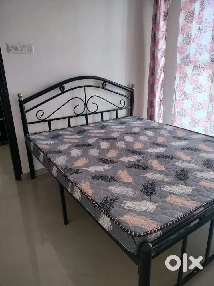 Double Bed with Mattress – Excellent Condition  5 months use