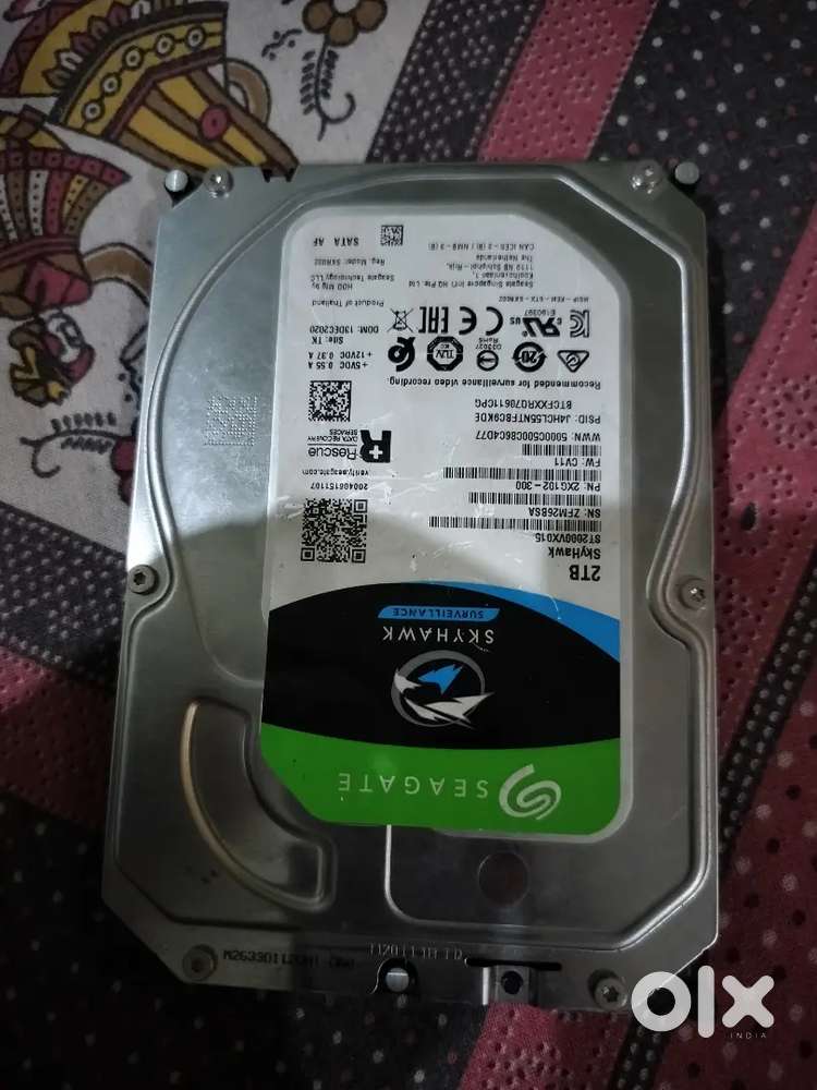 2TB Seagate Hard Drive