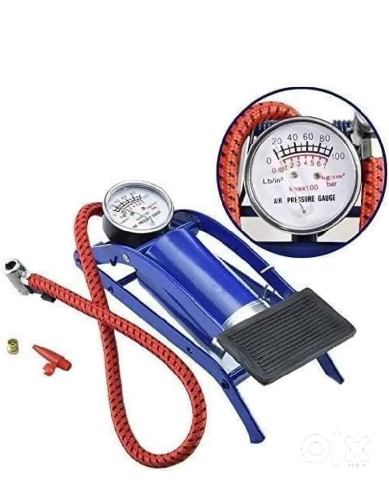 Foot pump for bike and car