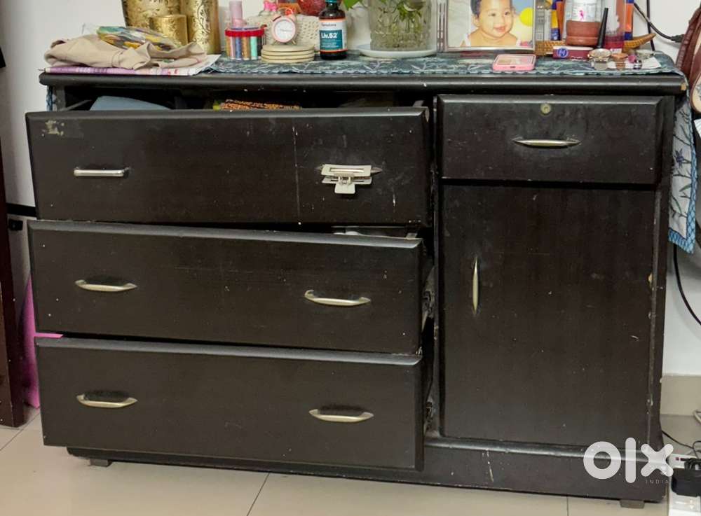 Wooden Storage Cabinet / Sideboard with Drawers – Good Condition