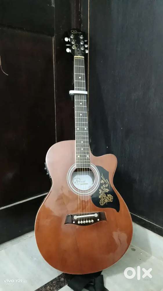 Brand new Mheart Semi acoustic Guitar with Equilizer